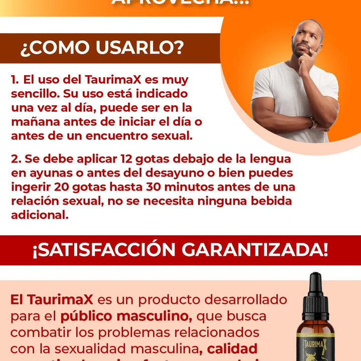 🔝¡TAURIMAX X COMPRA 1, LLEVA 2! **PAGA AL RECIBIR TU PEDIDO**